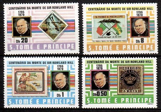 Znaczek Wyspy Św. Tomasza i Książęca 1980 Mi 641-644 Czyste **