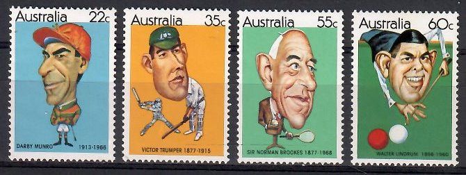 Znaczek Australia 1981 Mi 741-744I Czyste **