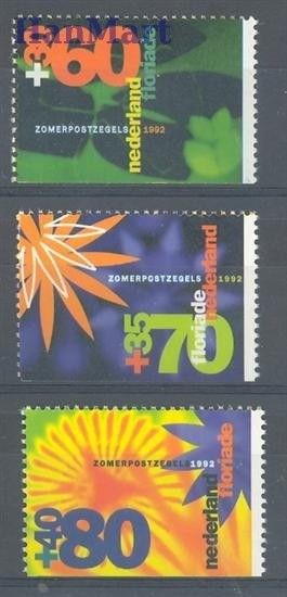 Znaczek Holandia 1992 Mi 1436-1438IID Czyste **