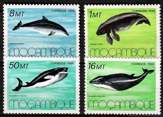 Znaczek Mozambik 1986 Mi 1066-1069 Czyste **