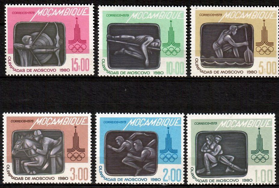 Znaczek Mozambik 1979 Mi 687-692 Czyste **
