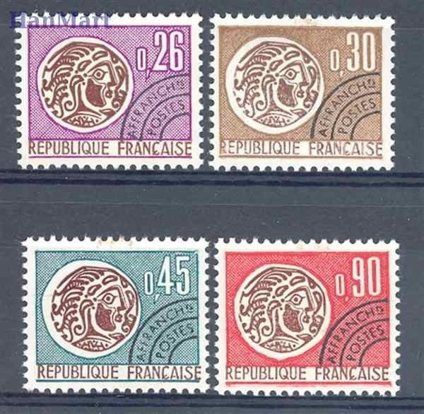 Znaczek Francja 1971 Mi 1761-1764 Czyste **
