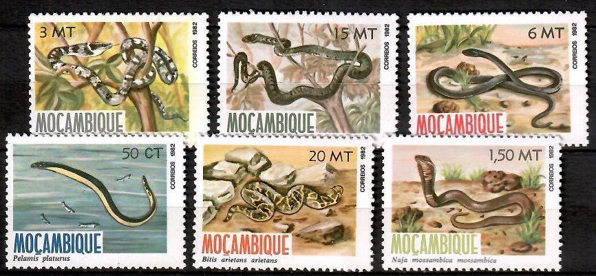 Znaczek Mozambik 1982 Mi 876-881 Czyste **
