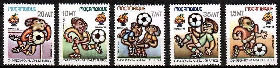 Znaczek Mozambik 1982 Mi 884-888 Czyste **