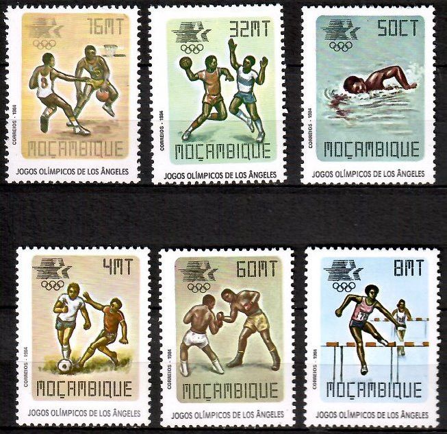 Znaczek Mozambik 1984 Mi 967-972 Czyste **