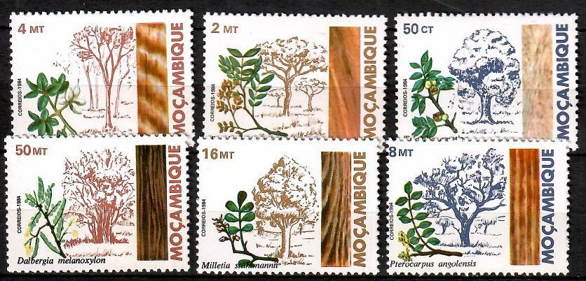 Znaczek Mozambik 1984 Mi 973-978 Czyste **