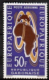 Znaczek Gabon 1963 Mi 191 Czyste **
