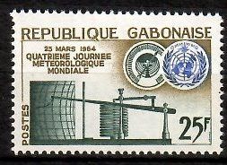 Znaczek Gabon 1964 Mi 196 Czyste **