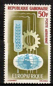 Znaczek Gabon 1964 Mi 202 Czyste **