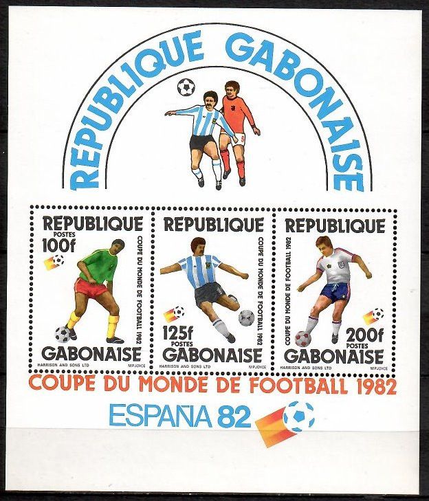 Znaczek Gabon 1982 Mi bl46 Czyste **