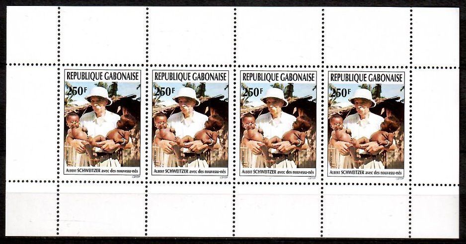 Znaczek Gabon 1993 Mi blatt 1147 Czyste **