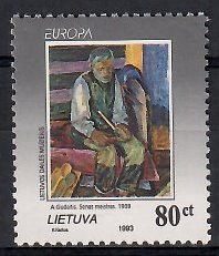 Znaczek Litwa 1993 Mi 544 Czyste **