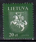 Znaczek Litwa 1994 Mi 571 Czyste **