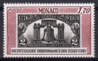 Znaczek Monako 1976 Mi 1223 Czyste **