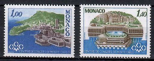 Znaczek Monako 1978 Mi 1313-1314 Czyste **