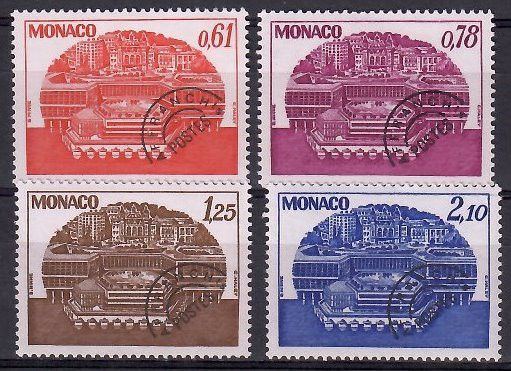 Znaczek Monako 1978 Mi 1321-1324 Czyste **