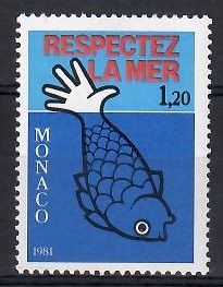 Znaczek Monako 1981 Mi 1464 Czyste **