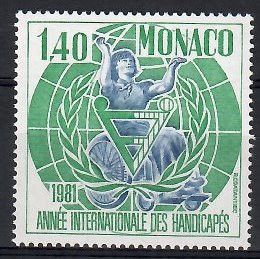 Znaczek Monako 1981 Mi 1476 Czyste **
