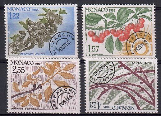 Znaczek Monako 1985 Mi 1673-1676 Czyste **