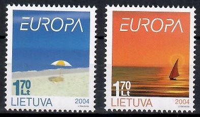 Znaczek Litwa 2004 Mi 842-843 Czyste **