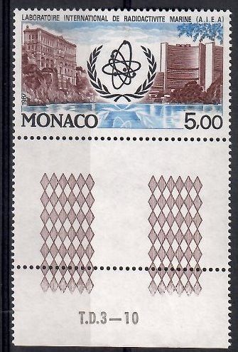 Znaczek Monako 1987 Mi 1831 Czyste **