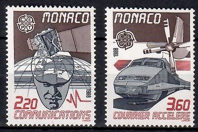 Znaczek Monako 1988 Mi 1859-1860 Czyste **
