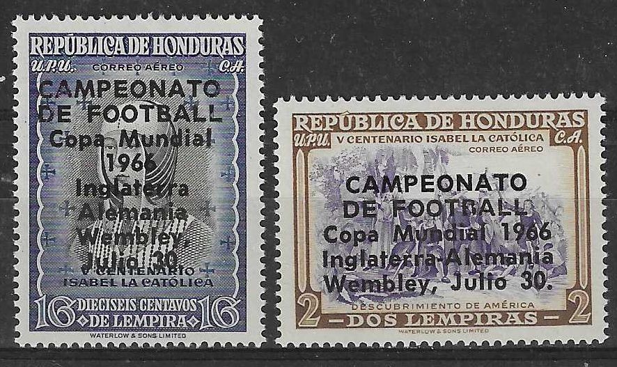 Znaczek Honduras 1966 Mi 671-672 Czyste **
