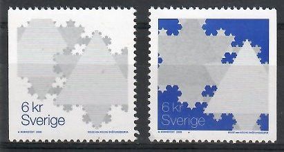 Znaczek Szwecja 2000 Mi 2207-2208 Czyste **