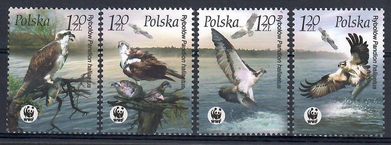 Znaczek Polska 2003 Mi 4079-4082 Fi 3929-3932 Czyste **