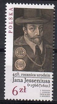 Znaczek Polska 2016 Mi 4845 Fi 4695 Czyste **