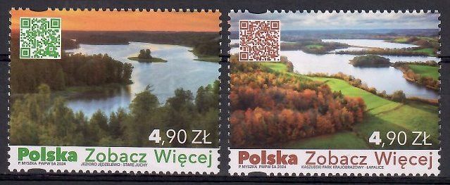 Znaczek Polska 2024 Mi 5550-5551 Fi 5398-5399 Czyste **