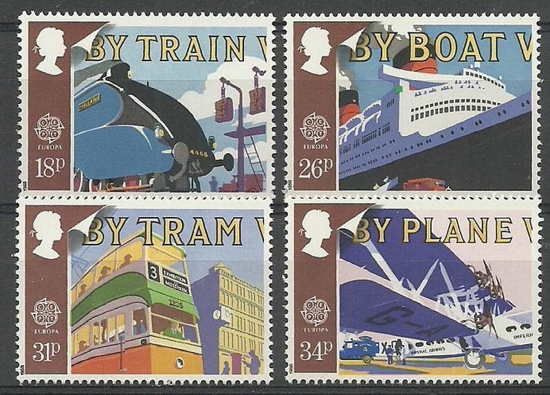 Znaczek Wielka Brytania 1988 Mi 1147-1150 Czyste **
