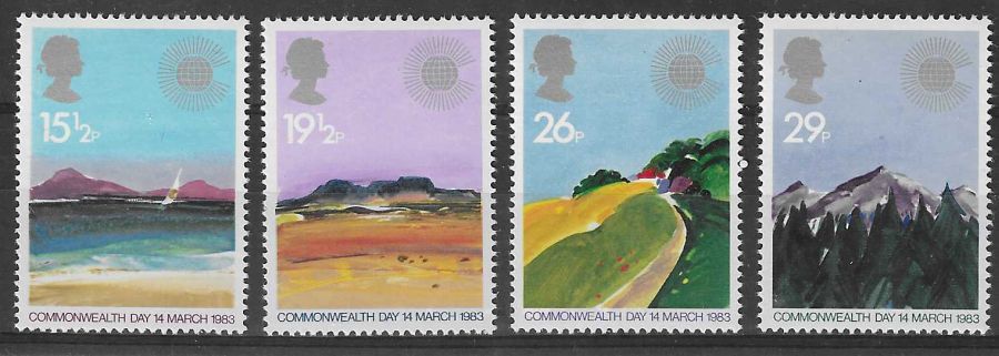 Znaczek Wielka Brytania 1983 Mi 942-945 Czyste **