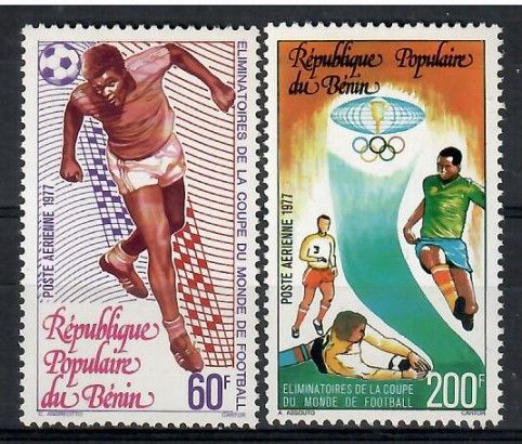 Znaczek Benin 1977 Mi 97-98 Czyste **