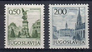 Znaczek Jugosławia 1972 Mi 1476-1477x Czyste **