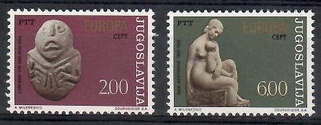Znaczek Jugosławia 1974 Mi 1557-1558 Czyste **