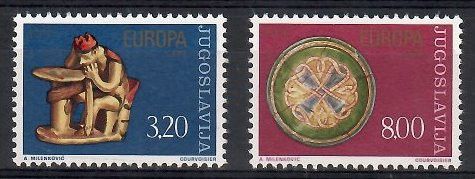 Znaczek Jugosławia 1976 Mi 1635-1636 Czyste **