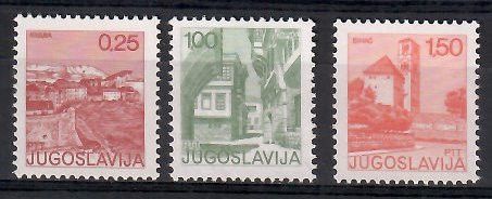 Znaczek Jugosławia 1976 Mi 1660-1662A Czyste **