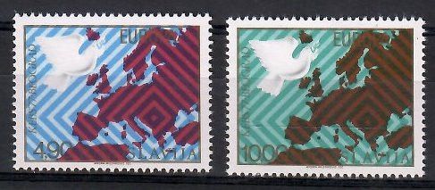 Znaczek Jugosławia 1977 Mi 1692-1693 Czyste **