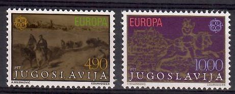 Znaczek Jugosławia 1979 Mi 1787-1788 Czyste **