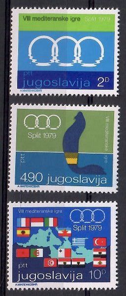 Znaczek Jugosławia 1979 Mi 1796-1798 Czyste **