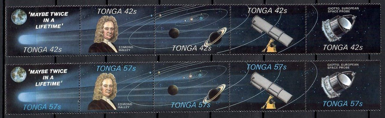 Znaczek Tonga 1986 Mi 932-941 Czyste **