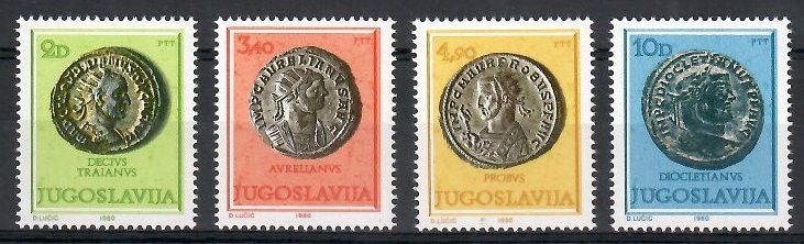 Znaczek Jugosławia 1980 Mi 1838-1841 Czyste **