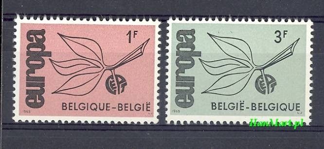 Znaczek Belgia 1965 Mi 1399-1400 Czyste **