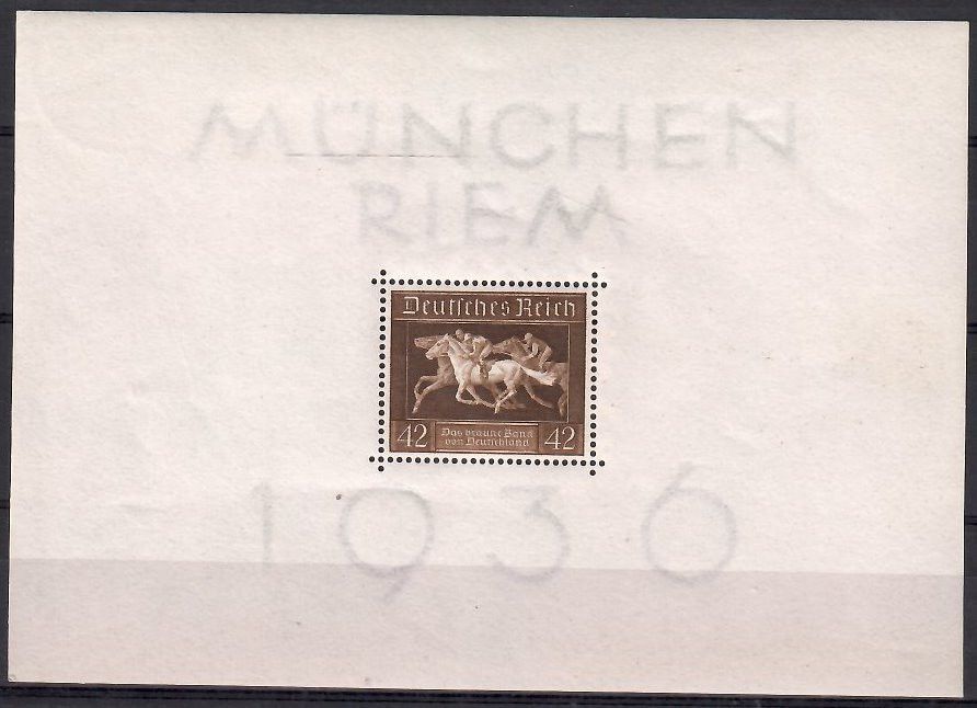 Znaczek Deutsches Reich / III Rzesza 1936 Mi bl 4x Czyste **