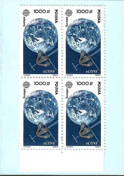 Znaczek  Polska 1991 Mi mh 3331 Fi 3183 Czyste **