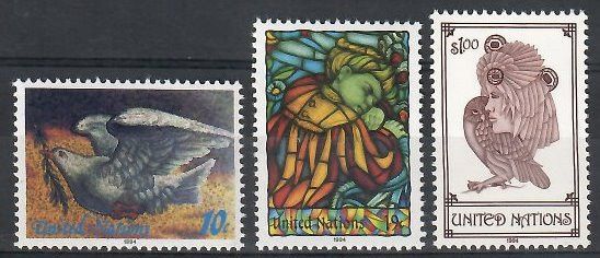 Znaczek Narody Zjednoczone Nowy Jork 1994 Mi 668-670 Czyste **