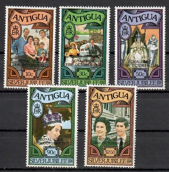 Znaczek Antigua i Barbuda 1977 Mi 473-477 Czyste **