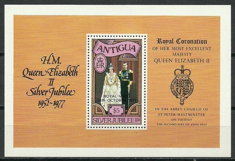 Znaczek Antigua i Barbuda 1977 Mi bl 31 Czyste **