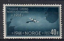 Znaczek Norwegia 1944 Mi 298 Z podlepką *